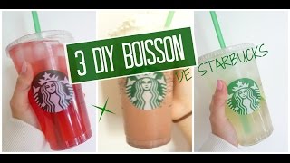 3 boisson Starbucks pour le printemps ou lété [upl. by Nnyre]