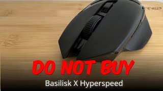 do not buy the basilisk x hyperspeed from razer [upl. by Ahsieyn]