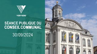 Conseil Communal  Ville de Verviers  30 septembre 2024 [upl. by Gustavo541]