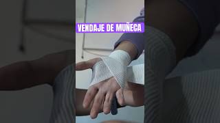 Vendaje de MUÑECA FACIL enfermeria vendaje vendajemuñeca [upl. by Claudio]