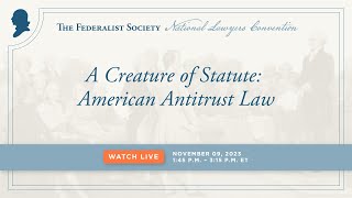 A Creature of Statute American Antitrust Law NLC 2023 [upl. by Jalbert]