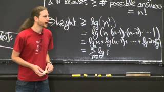 Lecture 7 Counting Sort Radix Sort Lower Bounds for Sorting [upl. by Dannon]