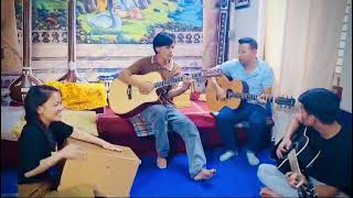 Makhamali pachhyauri le  nepai song  cover  ishworiya sangeet pathasala  kiran k shrestha  old [upl. by Pippa]