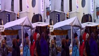 Ulverston Dickensian Christmas Festival  3D part 4 [upl. by Gardia]