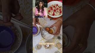 Shilpa Shetty Healthy Oats Breakfast Recipe 😋 [upl. by Ettenhoj333]