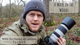 Canon 100400mm f4556 ii  A Walk in the Woods [upl. by Ennovad]