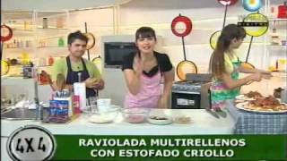 Platazo casero Ravioles multirellenos con estofado criollo Parte 1 [upl. by Winser844]