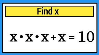 Olympiad mathematics  All real solutions [upl. by Ube]