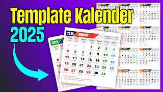 Template Kalender 2025 [upl. by Adall]