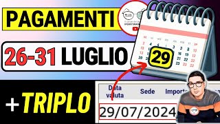 Inps PAGA 29 LUGLIO ➜ DATE PAGAMENTI ADI ASSEGNO UNICO CARTA ACQUISTI NASPI PENSIONI BONUS 100€ SFL [upl. by Morley]