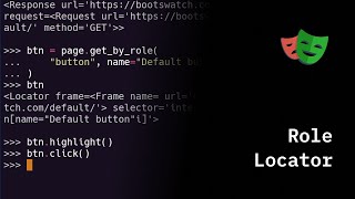 Playwright Python  Role Locator [upl. by Alekim303]