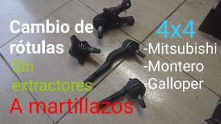 CAMBIO DE RÓTULAS DE SUSPENSIÓN Y DIRECCIÓN SIN EXTRACTORES A MARTILLAZOS ⚠️⚠️ [upl. by Yurik100]