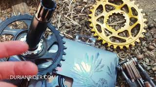 How To Install Chainrings On Sram Eagle XX1 EASY [upl. by Brianna]