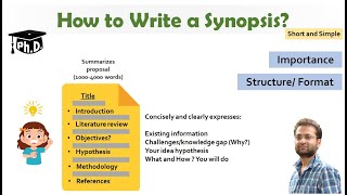 How to write a research synopsis PhD [upl. by Ulrikaumeko]