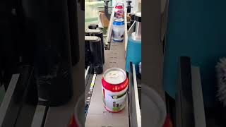 Automatic labeling machine round bottle labelinedaily chemical biopharmaceutical bottle beverage [upl. by Auqeenahs]