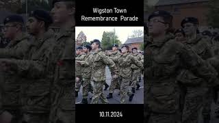 Wigston Town Remembrance Sunday Parade short [upl. by Mukund]