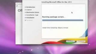 Microsoft Office 2011 OS X Snow Leopard [upl. by Salem]