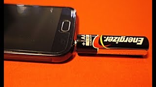 How to charge smartphone without charger 100 WORKING DIY Hack [upl. by Luana916]