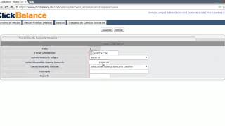 Bancos Traspaso entre cuentas Bancarias  ClickBalance [upl. by Pazia]