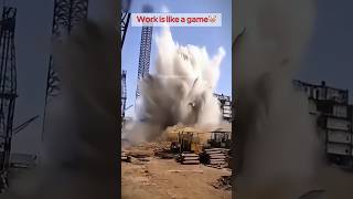 Work is like a game🤡 adamrose funny constructioncomedy construction [upl. by Partridge]