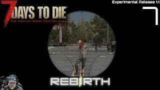 7 Days to Die Rebirth 11 The Purge  E7 First Big Horde Fight [upl. by Aiynot]