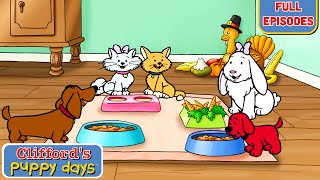 Give Thanks for Clifford Part 2  Thanksgiving  Full Episodes  Cliffords Puppy Days [upl. by Anasor]