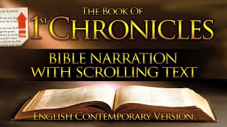 Holy Bible 1st Chronicles  Bible Narration with Text Contemporary Version [upl. by Atalanti190]