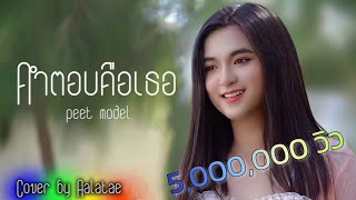 คำตอบคือเธอ  Peet Model  อาลาแต Aalatae  Cover [upl. by Willock]