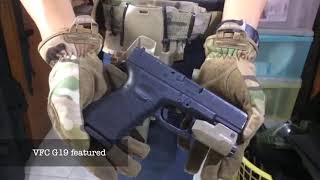 Umarex G19 with Inforce APLC Kydex Holster for Safariland QLS Airsoft Right hand [upl. by Rickey]