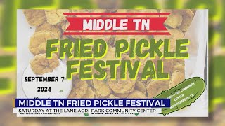 Middle TN Fried Pickle Festival takes place Sept 7 [upl. by Norry]