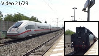 Vergangenheit vs Moderne  Dampflok vs ICE  Video 2129 [upl. by Htepsle331]