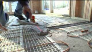 ThermoSoft Radiant Floor heating on DIY  10 Grand in Your Hand [upl. by Bazluke951]