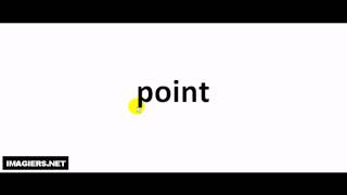 French pronunciation  point [upl. by Drusi489]