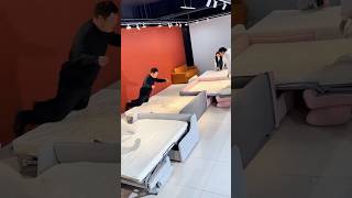 Foldable sofa bed two in one  Foldingfurniture ideas [upl. by Adlesirk]