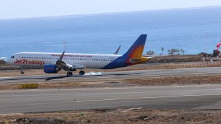 25 minutos de Despegues y Aterrizajes Aeropuerto de Tenerife Sur [upl. by Rayford]