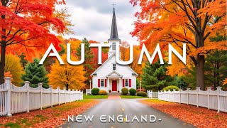 Last Chance to Witness Goodbye Fall in New England 4K🍁 Vermont amp New Hampshires Autumn Splendor [upl. by Bonny597]