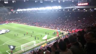 Man United vs Real Madrid best atmosphere ever [upl. by Wobniar30]