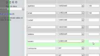 phpMyAdmin Creando tablas y campos [upl. by Fugazy]