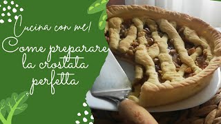 CROSTATA DI MELE E NOCI  RICETTA FACILE [upl. by Llerrej582]