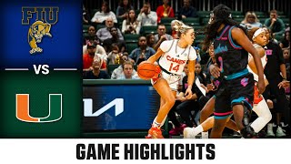 FIU vs Miami Game Highlights  202425 ACC Women’s Basketball [upl. by Salahcin325]