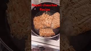 Nepali wai wai chau chaushort youtubeshort chau chau simple recipe viralshort shortvideo [upl. by Anilegnave]