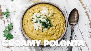 DELICIOUS Italian Creamy Polenta Recipe [upl. by Dorena]