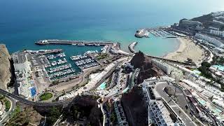 Amadores Beach  Puerto Rico  Gran Canaria Drone View 4k  June 2024 [upl. by Dietsche]