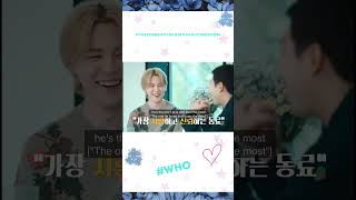 Who Is My heart Minimoni Who Jimin btsshorts [upl. by Mitchael]