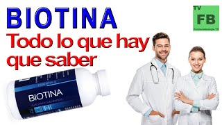 BIOTINA Para qué Sirve Cómo se toma y todo lo que hay que saber ¡Es muy segura👨‍🔬💊 [upl. by Somerville27]