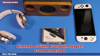 Nintendo Switch Bluetooth Adapter From HomeSpot [upl. by Aniret485]