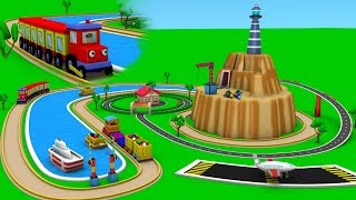 Kereta Api Toy train videos for Children  Trains for children Choo train cartoon [upl. by Aidil860]