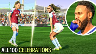 EA Sports FC 24  ALL 100 CELEBRATIONS TUTORIAL PS5 and Xbox [upl. by Ydaf488]