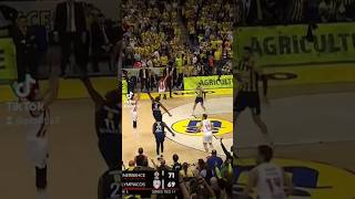 Unbelievable Kostas Sloukas 3 Points Shoot for the Win Fenerbahce  Olympiakos 7172 [upl. by Hunfredo]