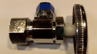 How to Fix a Leaky ShutOff Valve in Seconds [upl. by Hairem]